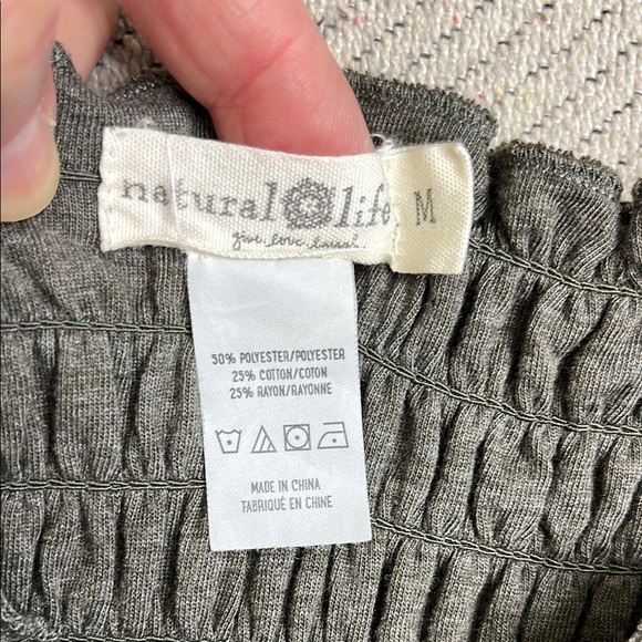 NATURAL LIFE Harper Jumpsuit Olive Green Jumper wide leg stretch Size Medium - Picture 5 of 15